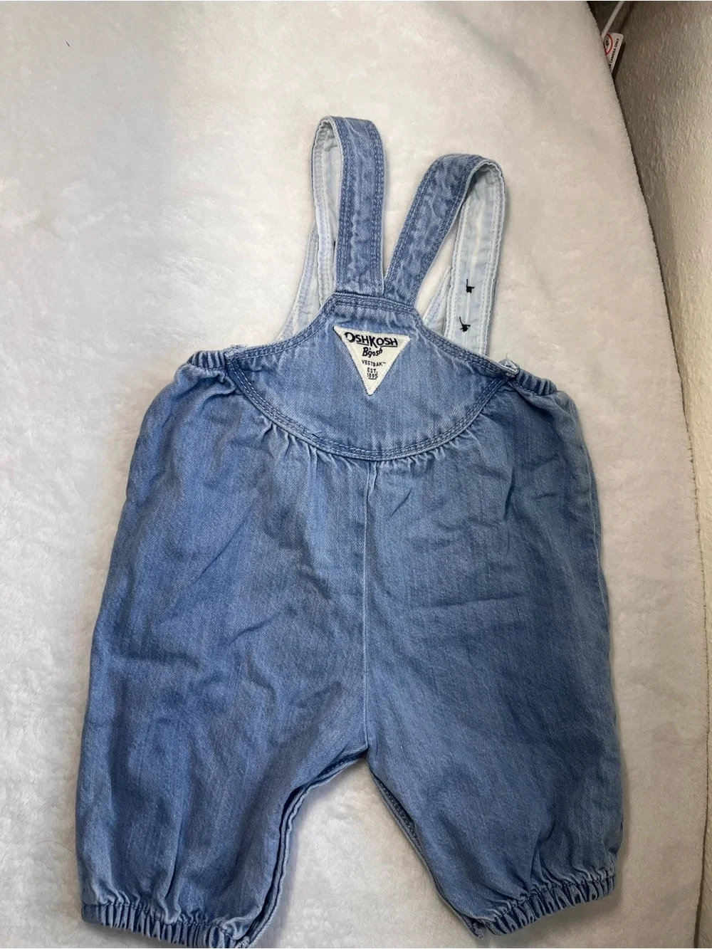 OshKosh B'gosh Light Blue Denim Baby Overalls